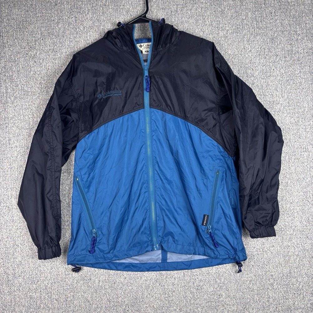 Vintage‎ Columbia Colorblock Nylon Windbreaker Jacket Japan Market Women's S